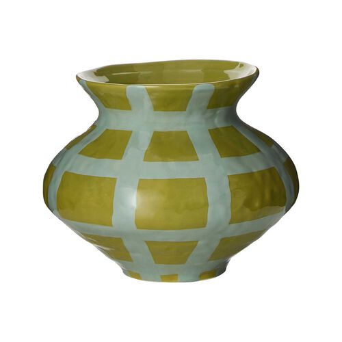 Amalfi Eden Check Vase
